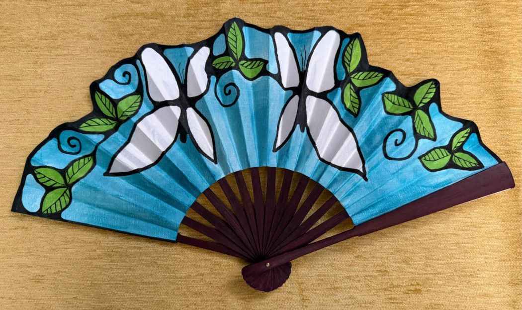 Abanico mariposas